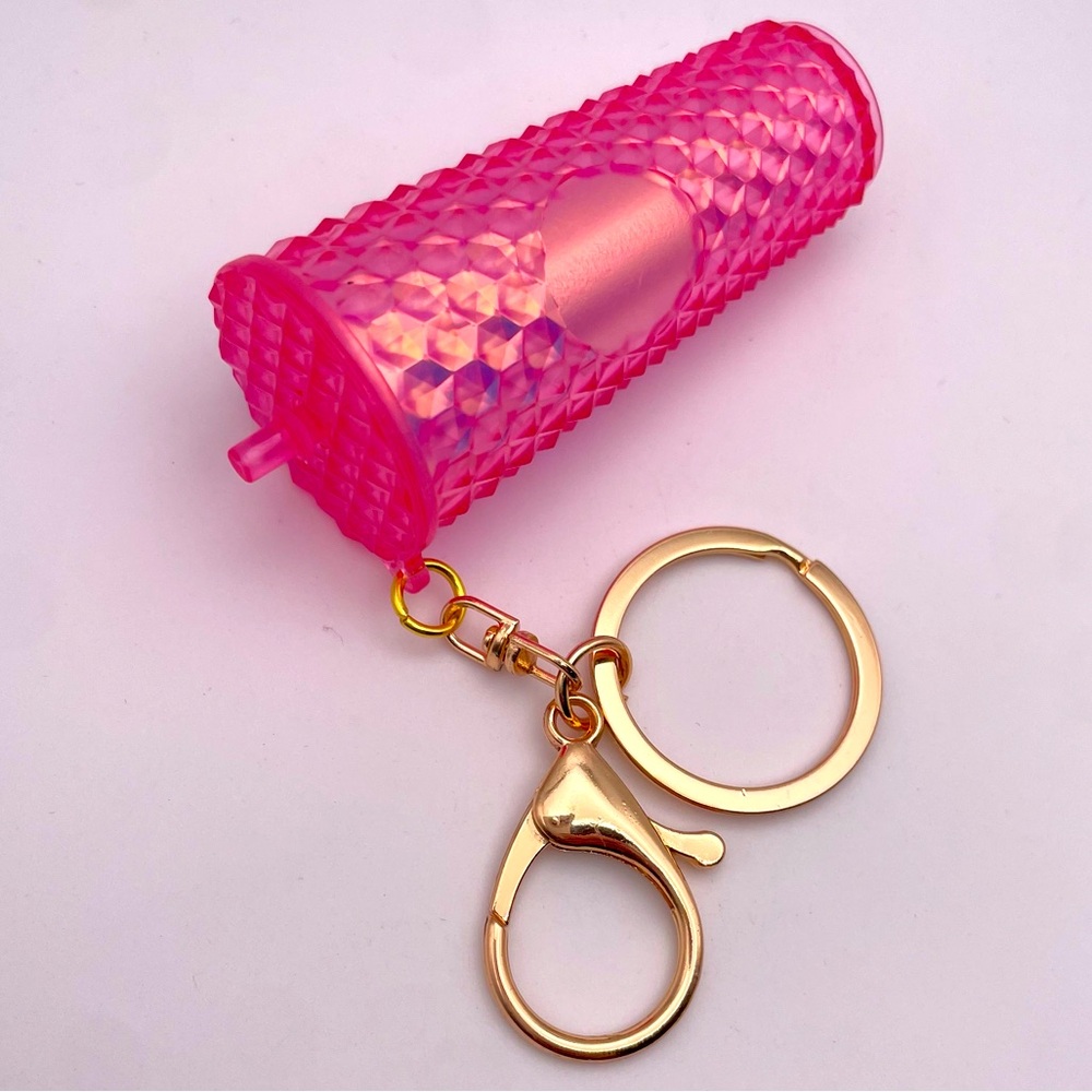 COLD BREW 🧜🏼‍♀️ | Pink Tumbler | Bag Charm | Keychain (Brand New!) ✨